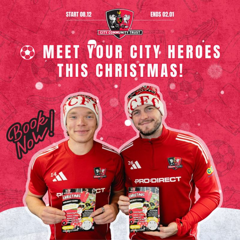 Image for the Tweet beginning: ⚽⭐ Train with the Captain!

ECFC