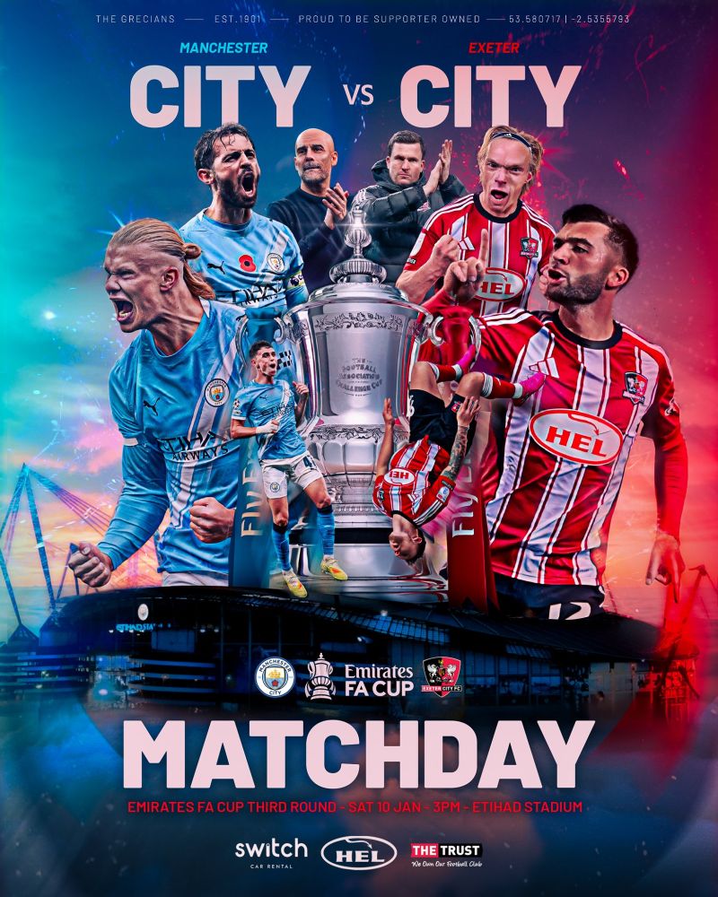 Image for the Tweet beginning: IT'S MATCHDAY 🏆

@ManCity in the